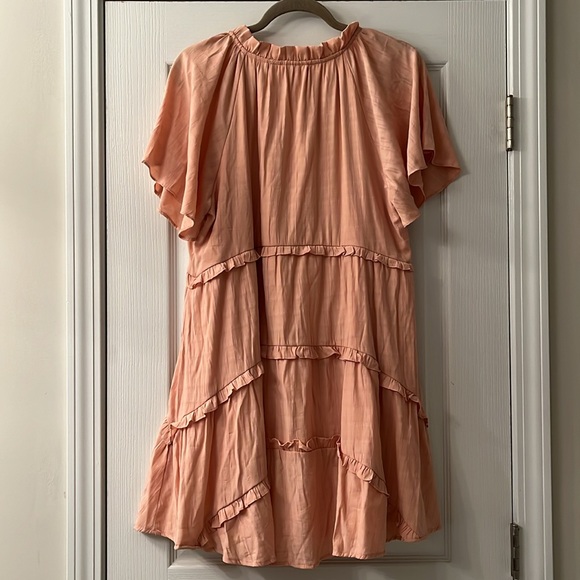 Entro Pink Ruffle Dress - Picture 2 of 5